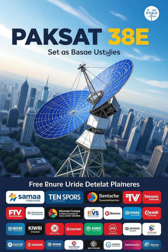 Paksat 38E Satellite Frequency Guide for Viewers in Pakistan 1 Paksat 38E Satellite Frequency Guide for Viewers in Pakistan