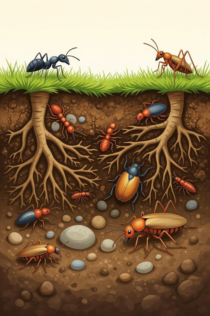 The Six Month Silence: Why Insects and Reptiles Disappear Every Year After September 2 Insects Retreating Underground (Scientific Visualization)