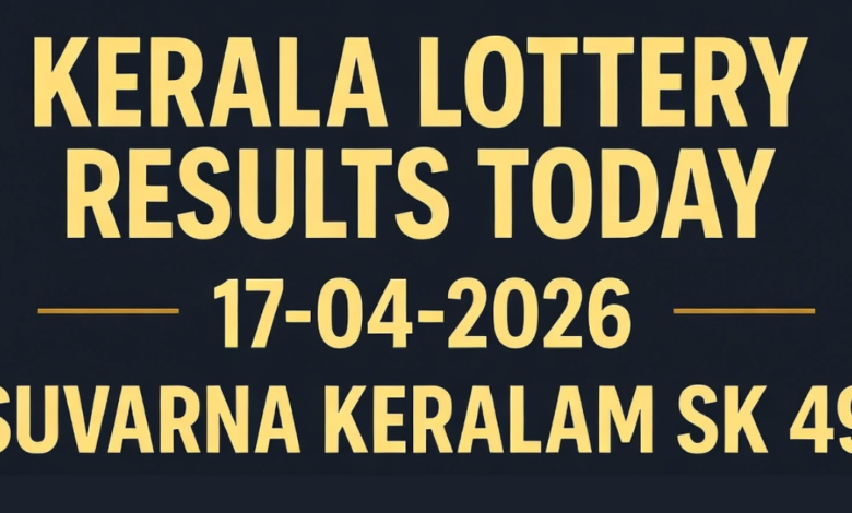 Kerala lottery Suvarna Keralam SK-49 result out today (April 17th, 2026); ₹1 crore prize winning number and full list here