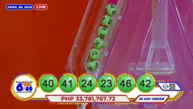 No winners in Super Lotto 6/49, Lotto 6/42 draws for April 30