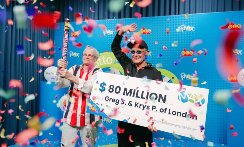 Two Ontario Friends Pocket Record Lottery Jackpot
