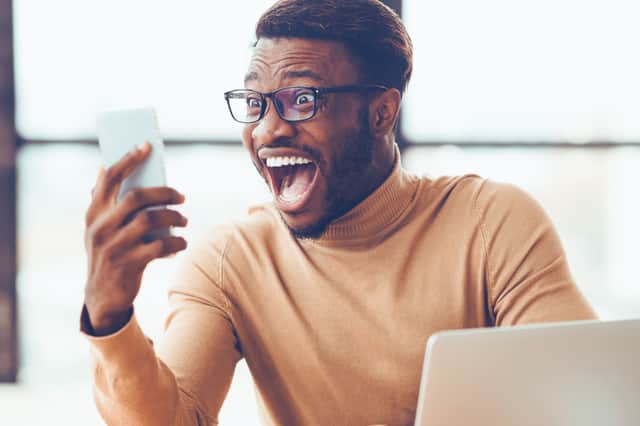 Checking the result – players can now take part in daily £1 lottery draws online