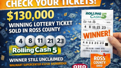 $130,000 Lottery Ticket Sold in Ross County Remains Unclaimed - Scioto Post
