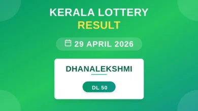 Dhanalekshmi Lottery Result On April 29, 2026 | Dhanalekshmi DL-50 Live Kerala Lottery Results Declared: First Price, Full Winning Numbers