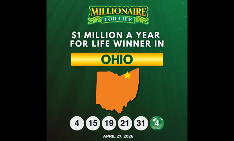Ohio Player Becomes First Millionaire for Life Jackpot Winner
