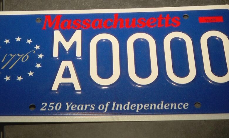 Low number lottery for blue Massachusetts license plate attracts nearly 50,000 entries