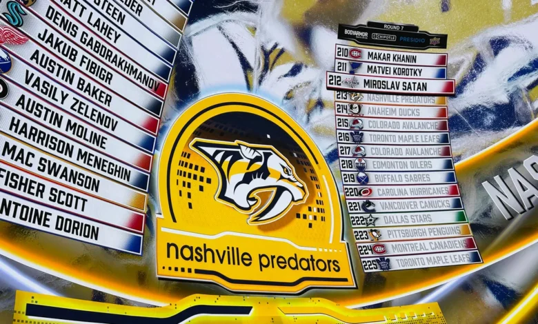 NHL draft lottery results revealed, Nashville Predators remain in No. 10 spot