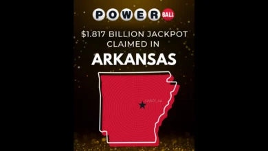 Arkansas Lottery player claims $1.8 billion Powerball jackpot prize