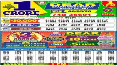 Nagaland Lottery Result Today, 06-05-2026 LIVE: Sambad Dear 6PM Wednesday Weekly Lucky Draw for Rs 1 Crore