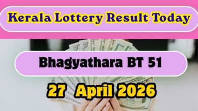 Kerala Lottery Result Today April 27: Bhagyathara BT 51 Results ANNOUNCED;Check Prizes List & How to Claim
