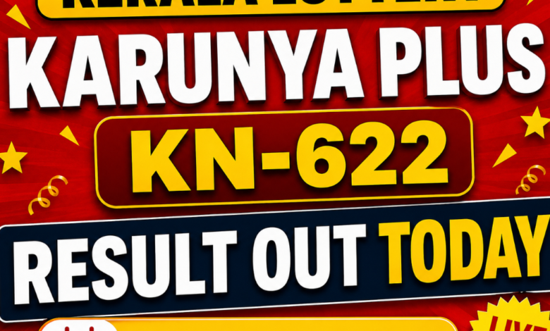 Kerala Lottery Karunya plus KN-622 result out today (07-05-2026); Rs 1 crore prize winning number and full list here