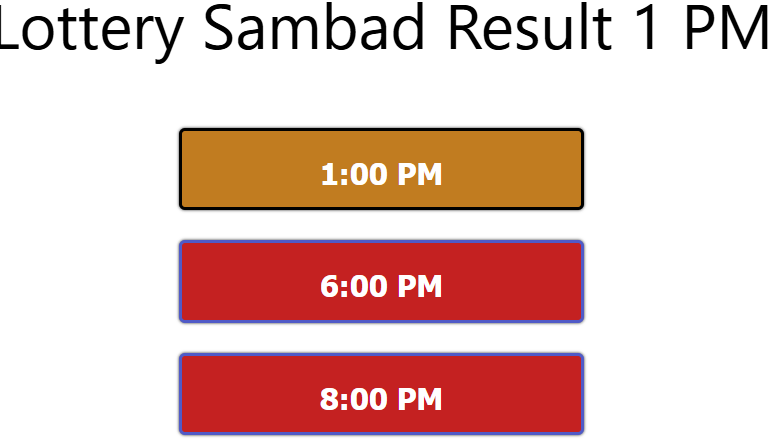 Nagaland Lottery Sambad 1 PM Result Today: Winner List