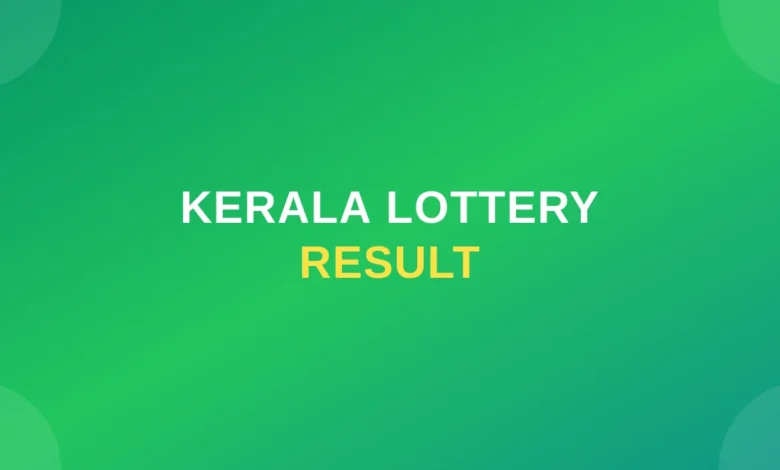 Kerala Lottery Result Today | Kerala Jackpot Result Today | Kerala State Lottery Result: First Price Winning Number, Agent, District, Chart, Guessing Number