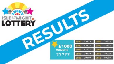 ISLE OF WIGHT LOTTERY RESULTS: 11TH JULY 2025