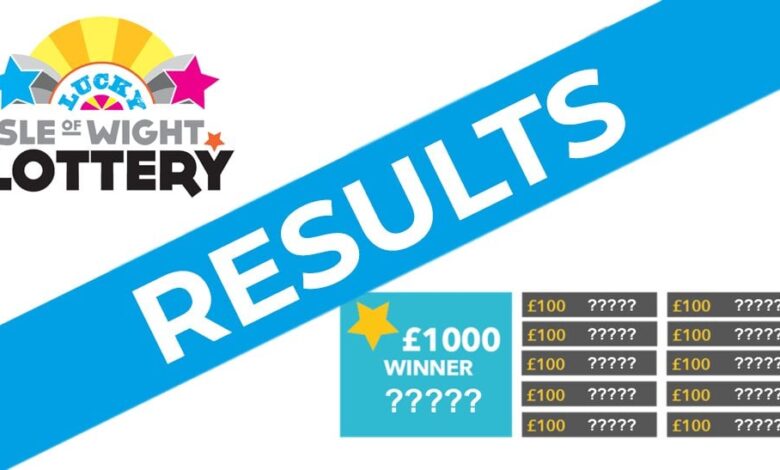 ISLE OF WIGHT LOTTERY RESULTS: 11TH JULY 2025