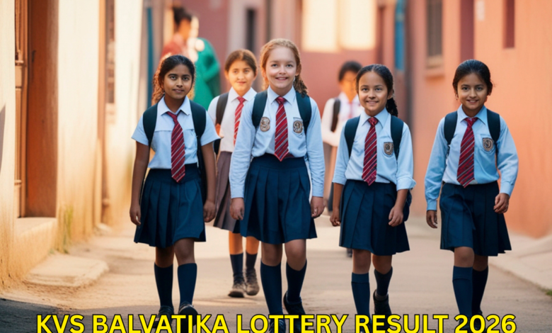 KVS Balvatika Lottery Result 2026 OUT for Class 1 @kvsangathan.nic.in: Where & How to Check Kendriya Vidyalaya Balvatika Lottery Provisional Results, Official Direct Link - Check Admission Status Here