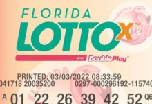 Winning Florida Lotto numbers for Wednesday, Oct. 22, a $5.25 million jackpot
