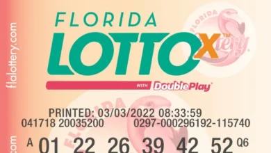 Winning Florida Lotto numbers for Wednesday, Oct. 22, a $5.25 million jackpot
