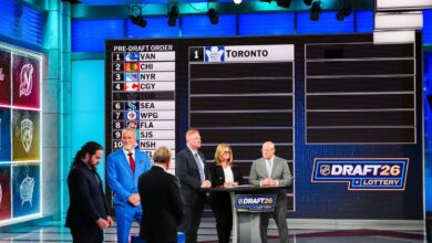 Toronto Maple Leafs win No. 1 pick at 2026 NHL Draft Lottery