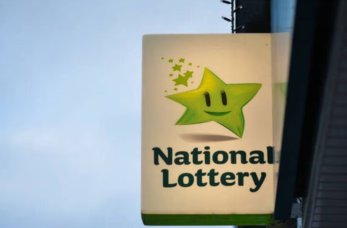 Lottery store sign