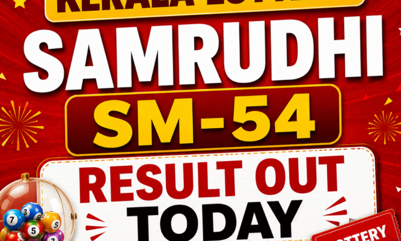 Kerala Lottery Samrudhi SM-54 result out today (10-05-2026); ₹1 crore prize winning number and full list here