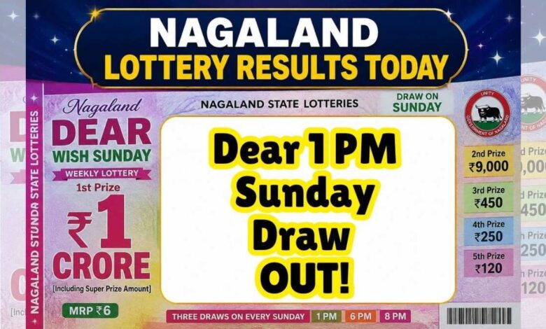 Nagaland State Lottery Result Today, May 10: Dear 1 PM Sunday Draw OUT! Check Rs. 1 Cr Winner & Claim Process