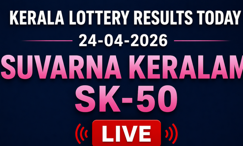 Kerala Lottery Suvarna Keralam SK-50 result out today (24-04-2026); Rs 1 crore prize winning number and full list here