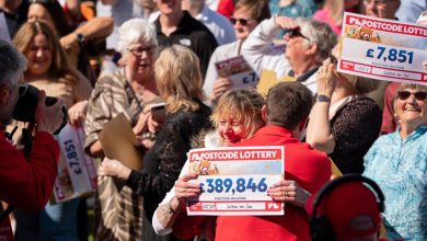 Seaside town celebrates after sharing £12.3million Postcode Lottery jackpot