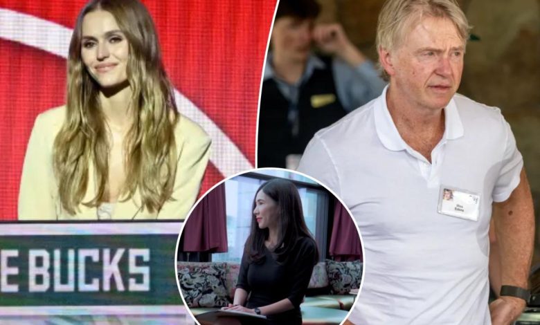 Mallory Edens returns to NBA draft lottery as dad victim of alleged $1 billion blackmail plot