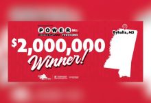 $2M Powerball ticket sold in Byhalia remains unclaimed