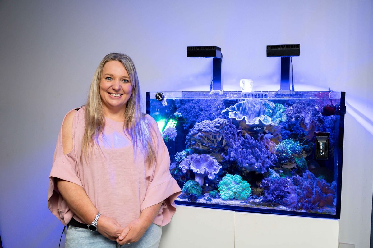 Marie says hubby Jason will want a new aquarium