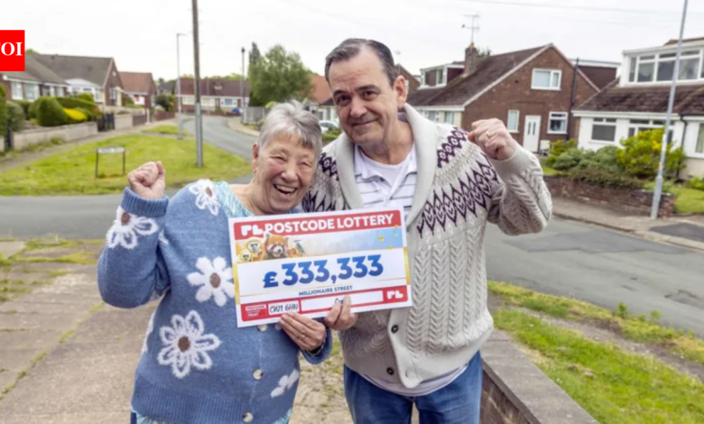 Uk Women Lottery Prize: ‘She’s luckier than me’: UK woman wins £333,000 lottery prize after husband secretly put her namec | World News - The Times of India