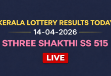 Kerala Sthree Shakthi SS 515 lottery result out today, 14-04-2026; Check ?1 crore jackpot winner and full list here