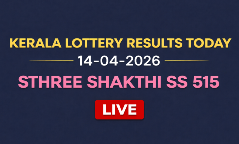 Kerala Sthree Shakthi SS 515 lottery result out today, 14-04-2026; Check ?1 crore jackpot winner and full list here