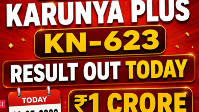 Kerala Lottery Karunya Plus KN-623 Result Out Today (14-05-2026); ₹1 Crore prize winning number and full list here