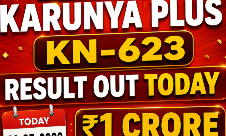 Kerala Lottery Karunya Plus KN-623 Result Out Today (14-05-2026); ₹1 Crore prize winning number and full list here