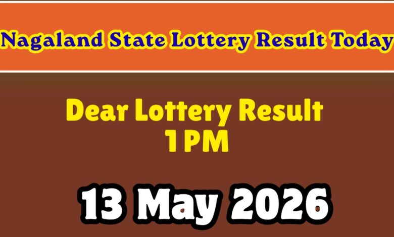 Nagaland Lottery Result Today, 13/05/2026: Sambad DEAR 1PM Tuesday Weekly Winners List; Who Won Rs 1Crore?