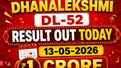 Kerala Lottery Dhanalekshmi DL-52 Result Out Today (13-05-2026); Check ₹1 crore prize winning number and full list here