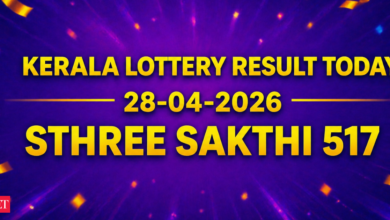 Kerala Sthree Sakthi SS 517 lottery results out today April 28, 2026; Rs 1 crore prize winning number and full list here
