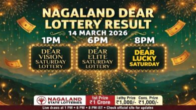 Nagaland State Sambad Lottery Results Today Live On 14-03-2026: Check Dear Saturday Weekly Lottery Winners