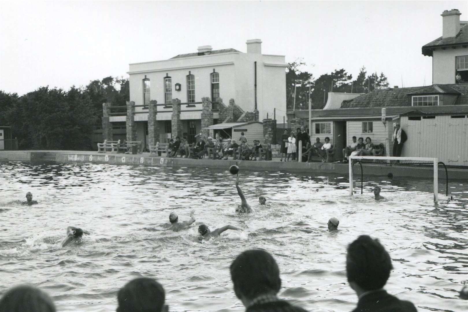 A historic shot of Lymington's sea water baths (picture: St Barbe)