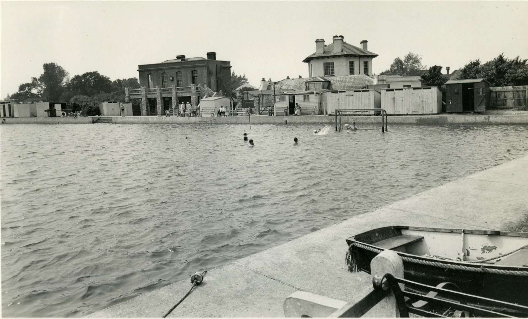 A historic shot of Lymington's sea water baths (picture: St Barbe)