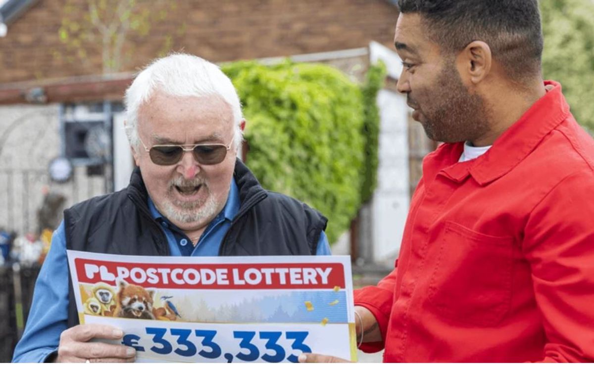 David also won a life-changing prize of £333,333 in the Postcode Lottery this week