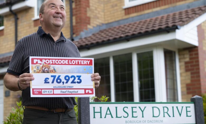 Hemel Hempstead man among £1m lottery winners after dad's encouragement