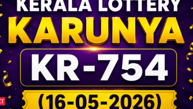Kerala Lottery Karunya KR-754 result out today (16-05-2026); Rs 1 crore prize winning number and full list here