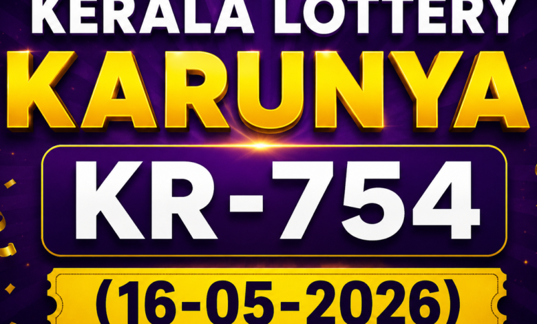 Kerala Lottery Karunya KR-754 result out today (16-05-2026); Rs 1 crore prize winning number and full list here
