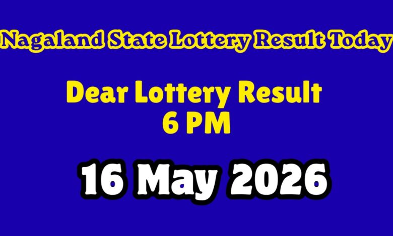 Nagaland Sambad Lottery Results 16/05/2026 LIVE: Dear Ostrich Evening 6 PM Draw Result With 1cr Jackpot
