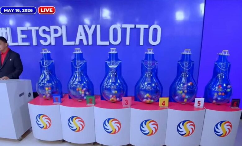 No winners in Grand Lotto 6/55, Lotto 6/42 draws for May 16