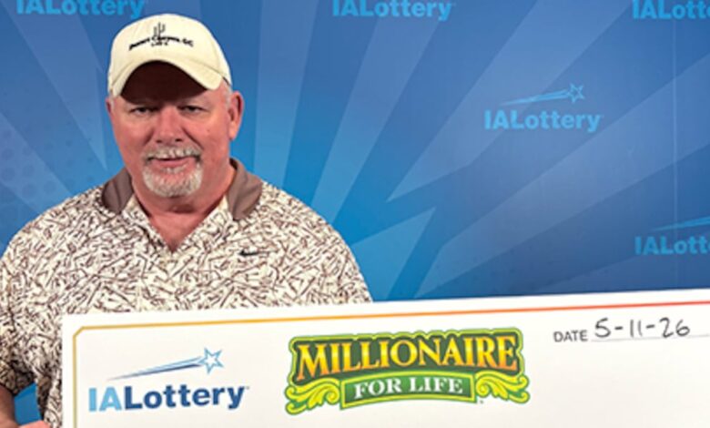 Northwest Iowa man wins $100,000-a-Year-for-Life in the Iowa Lottery