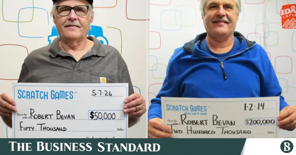 Idaho man wins lottery 18 times